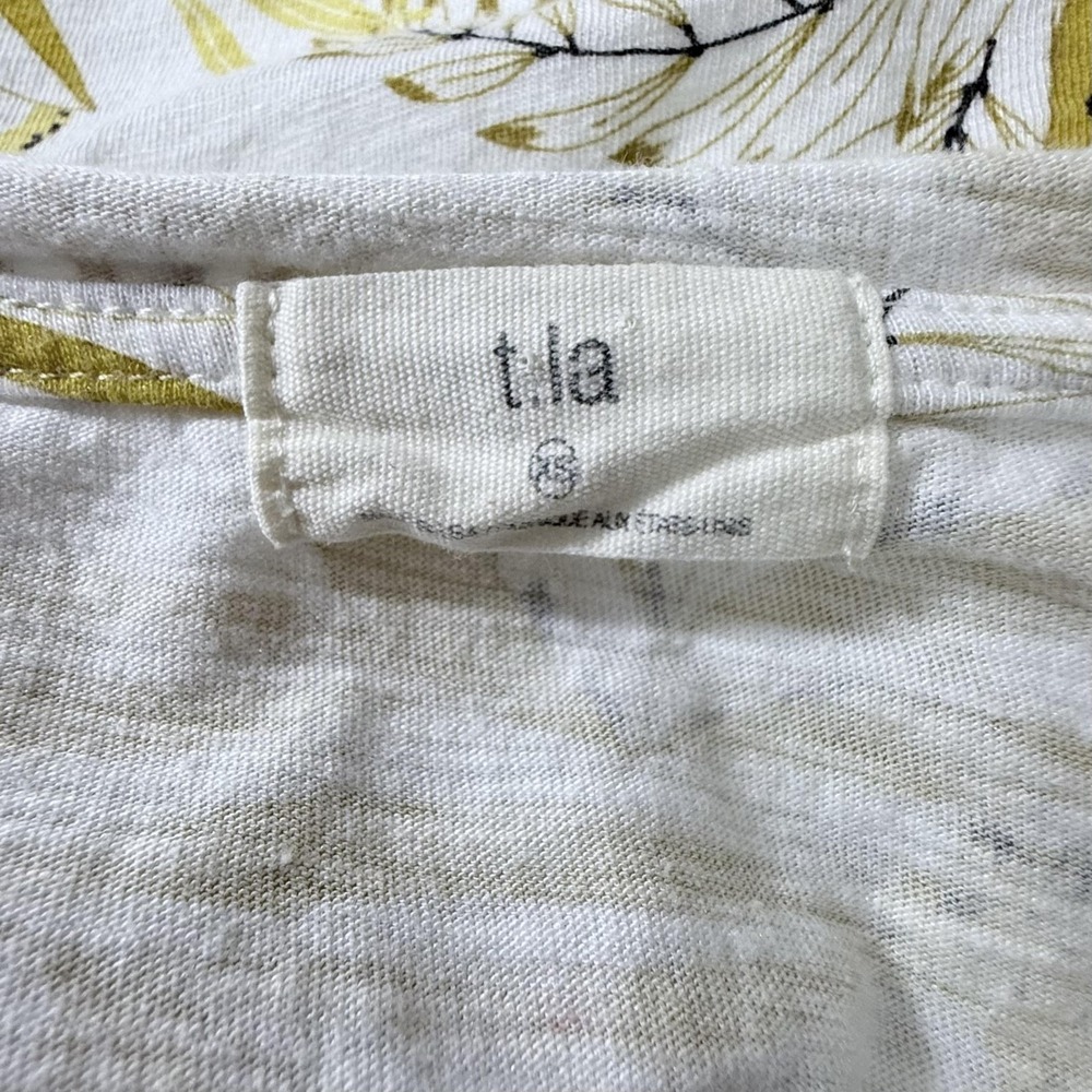 Anthropologie Tla Shirt Women's XS Multicolor Animal Print Tropical Casual Top - Picture 6 of 9